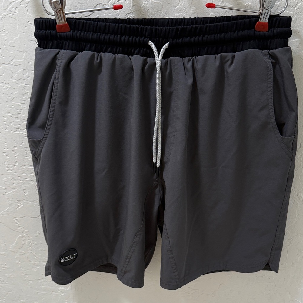 BYLT Basics Men’s Charcoal Athletic Shorts - Large